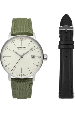 Iron Annie Quarzuhr 50341_Set, Armbanduhr, Herrenuhr, Datum, Leuchtzeiger, Made in Germany