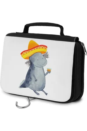 Mr. & Mrs. Panda Kulturbeutel Axolotl Tequila, Kosmetiktasche, Herren, Aufbewahrungstasche, (1-tlg), Wasserabweisend - Verkäufer:
