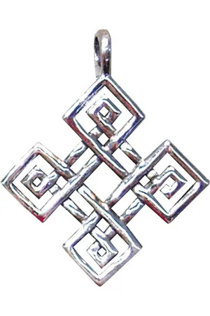 Saraswati Kettenanhänger Anhänger "Keltischer Vierfachknoten" Silber 925 3,4g - Verkäufer: Devananda