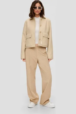 QS by s.Oliver Stoffhose Regular: Wide Leg-Pants mit Nadelstreifen - Verkäufer: s.Oliver