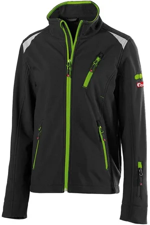 FORTIS Softshelljacke Kids Jacke 24 Black / limegreen Größe 134 - 140 - Verkäufer: Banemo