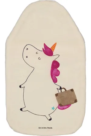 Mr. & Mrs. Panda Wärmflasche Einhorn Koffer - - Geschenk, Kinderwärmflasche, Wärmflasche, Gep, (1-tlg), Gleichmäßige Wärme - Verkäufer: