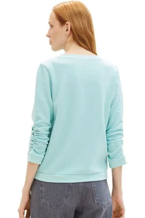 TOM TAILOR Sweatshirt Sweatshirt Pullover ohne Kapuze (1-tlg) - Verkäufer: fashioncore