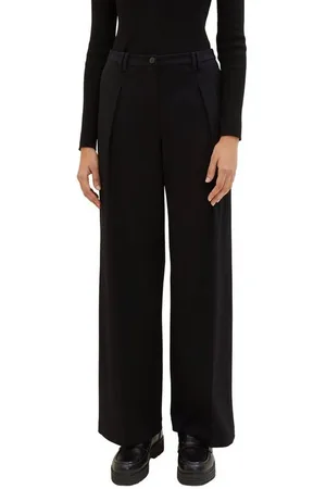 TOM TAILOR Bundfaltenhose Lea Wide Leg mit weitem Bein