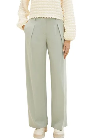 TOM TAILOR Bundfaltenhose Lea Wide Leg mit weitem Bein