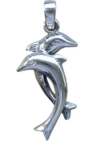 Saraswati Kettenanhänger Anhänger "Delphine zus. springend" Silber 925 2,5g - Verkäufer: Devananda