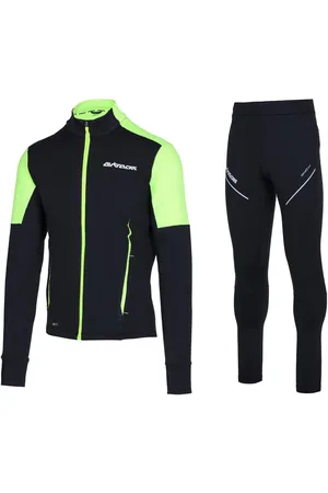 Airtracks Lauftights Winter Herren Laufset Pro Line: Laufshirt Langarm + Hose Lang (Laufbekleidung mit warme Thermoqualität, Laufset 2 -tlg) bei kaltem Wetter Herbst - Winter » S M L Xl XXL XXXL « - Verkäufer: Sport