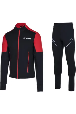 Airtracks Lauftights Winter Herren Laufset Pro Line: Laufshirt Langarm + Hose Lang (Laufbekleidung mit warme Thermoqualität, Laufset 2 -tlg) bei kaltem Wetter Herbst - Winter » S M L Xl XXL XXXL « - Verkäufer: Sport