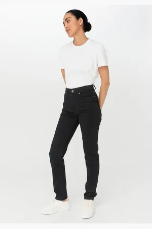 hessnatur 5-Pocket-Jeans Linn High Rise Slim aus COREVA™ Bio-Denim (1-tlg) - Verkäufer:
