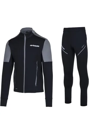 Airtracks Lauftights Winter Herren Laufset Pro Line: Laufshirt Langarm + Hose Lang (Laufbekleidung mit warme Thermoqualität, Laufset 2 -tlg) bei kaltem Wetter Herbst - Winter » S M L Xl XXL XXXL « - Verkäufer: Sport