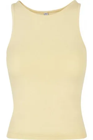 Build Your Brand Trainingsshirt Damen Racer Back Top hoher Rundhalsausschnitt - Verkäufer: Rexlander