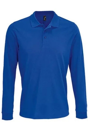 Sols Langarm-Poloshirt Unisex Long Sleeve Polycotton Polo Shirt XS bis 5XL - Verkäufer: Rexlander
