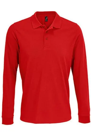 Sols Langarm-Poloshirt Unisex Long Sleeve Polycotton Polo Shirt XS bis 5XL - Verkäufer: Rexlander