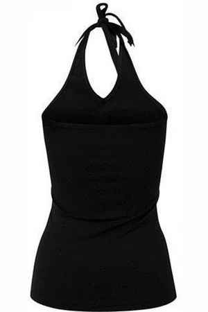 Build Your Brand Tanktop Damen Neckholder Shirt / Stretch-Jersey tailiert - Verkäufer: Rexlander