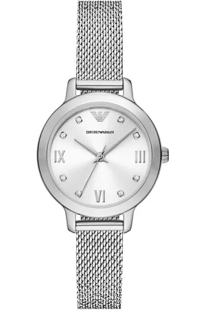 Emporio Armani Quarzuhr AR11584, Armbanduhr, Damenuhr, analog, Edelstahlarmband