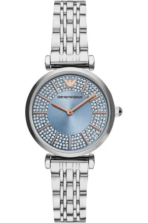 Emporio Armani Quarzuhr AR11594, Armbanduhr, Damenuhr, analog, Edelstahlarmband