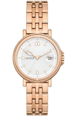 Skagen Quarzuhr SIGNATURE LILLE SPORT SKW3136, Armbanduhr, Damenuhr, Datum, Edelstahlarmband