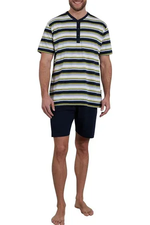 Götzburg Shorty (2 tlg) mit ansprechendem Design, Streifen und Knopfleiste