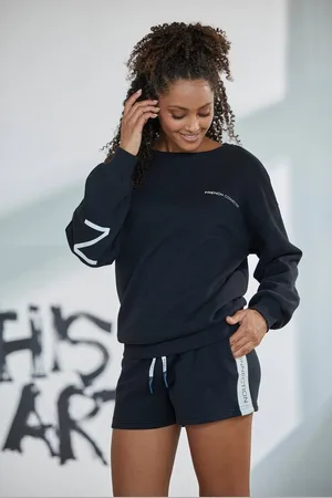 French Connection Sweatshorts mit seitlichen Kontrast-Einsätzen, Loungewear