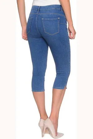 Stooker Women 3/4-Jeans STOOKER COCO STRETCH JEANS HOSE - SKINNY FIT - Blue Denim - Verkäufer: Jeanstotal
