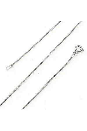 Bella Carina Silberkette Runde Venezianer 0,9 mm 925 Silber rhodiniert, 925 Silber anlaufgeschützt - Verkäufer: