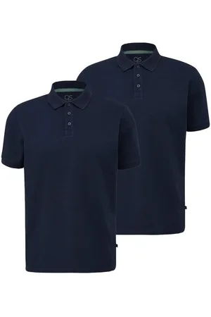 QS by s.Oliver Poloshirt Polo-Shirt Kragen, Knöpfe, Regular fit, kurzarm, 2er Pack - Verkäufer: LuriX