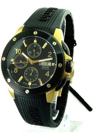 EPOS Automatikuhr schweizer Herren Uhr Chronograph Sportive 3388.228.45.55.55, schweizer Chronographen Automatik Kaliber ETA 7750 Valjoux dekoriert - Verkäufer: Uhren Schiesl