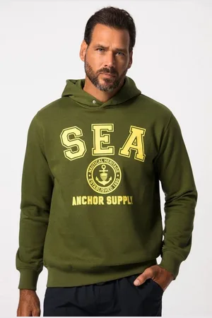 JP 1880 Sweatshirt Hoodie Kapuzensweater Print vorne bis 8 XL - Verkäufer: Popken Fashion Group