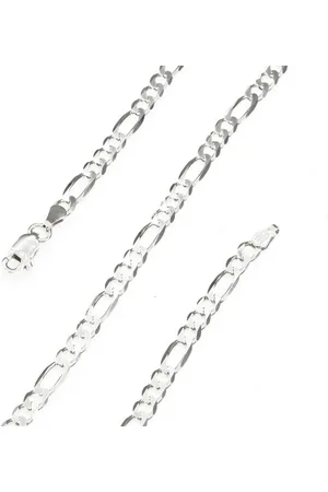 Bella Carina Silberkette Figaro Kette in 3,7 mm Stärke 925 Sterling Silber, 3,7 mm Breite - Verkäufer: