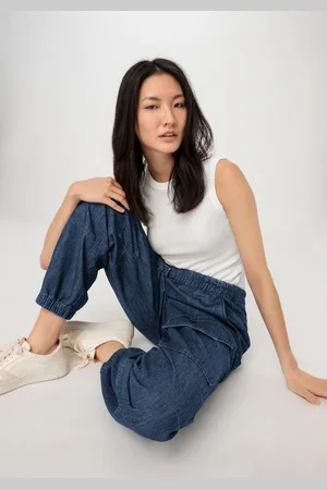 hessnatur 5-Pocket-Jeans Cargo Relaxed aus Bio-Denim mit Kapok (1-tlg) - Verkäufer: