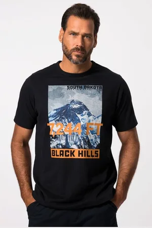 JP 1880 T-Shirt T-Shirt Outdoor Halbarm BLACK HILLS Print - Verkäufer: Popken Fashion Group