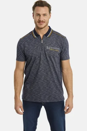 Jan Vanderstorm Poloshirt IBENHARD mit Kontrastnähten - Verkäufer: VANDERSTORM VENTURES