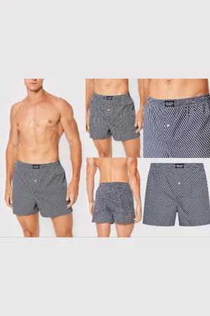 Ralph Lauren Boxershorts Stilvolle Boxer Shorts im 90er-Jahre-Look Trunk Unterwäsche Elastischer Bund, gerader Schnitt, Allover-Logo-Print - Verkäufer: eldigo