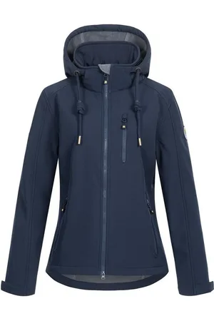 DEPROC-Active Softshelljacke #ankerglutfreudeXXL CS Funktionsjacke, Übergangsjacke mit abnehmbarer Kapuze, auch in Großen Größen - Verkäufer: Campingstore24