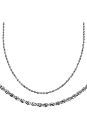 Firetti Kette ohne Anhänger Schmuck Geschenk Silber 925 Halsschmuck Halskette Kordelkette, Made in Germany
