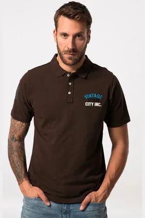 JP 1880 Poloshirt Poloshirt Halbarm Pikee Bruststick Polokragen - Verkäufer: Popken Fashion Group