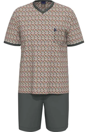 Ammann Pyjama Bio Herren-Shorty Single-Jersey gemustert - Verkäufer: Erwin Müller