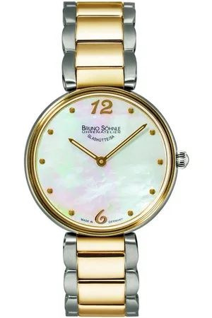 Bruno Söhnle Quarzuhr Bruno Söhnle Glashütte Damenarmbanduhr 17-23185-950 Salerno Bicolor, (1-tlg) - Verkäufer: Juwelier-Bacak