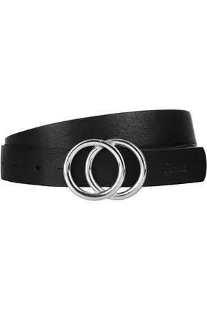 QS by s.Oliver Ledergürtel Damen Leder Gürtel Belt Frauen Ledergürtel 38.899.95.3696-9999 - Verkäufer: Bilvary