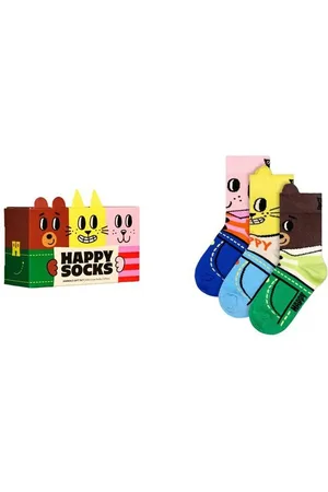 Happy Socks Basicsocken 4-Pack Kids Low Fruits-Flower Socks Aus nachhaltiger Baumwolle - Verkäufer: GoJungo GmbH