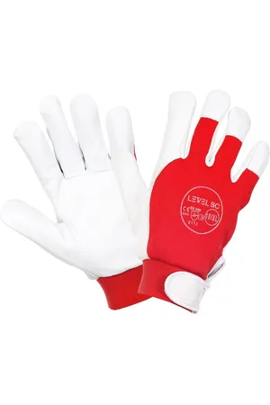 Level Arbeitshandschuhe 12 Paar Montagehandschuhe Leder Klettverschluss Arbeitshandschuhe - Verkäufer: bestuniform24