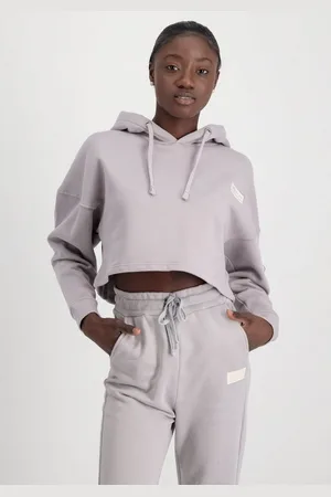Alpha Industries Hoodie Women - Hoodies Organics Cropped OS Hoodie Wmn