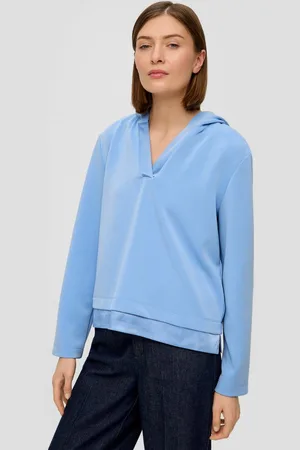 QS by s.Oliver Sweatshirt Scuba-Sweatshirt mit Kapuze - Verkäufer: s.Oliver