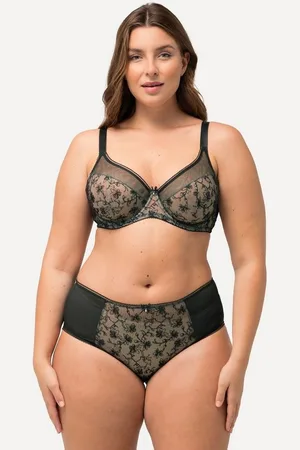 Ulla Popken Bügel-BH Bügel-BH Spitze Mesh Cup C - D - Verkäufer: Popken Fashion Group