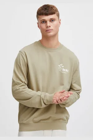 Solid Rundhalspullover SDImran lässiger Rundhalspullover mit Backprint - Verkäufer: meinemarkenmode