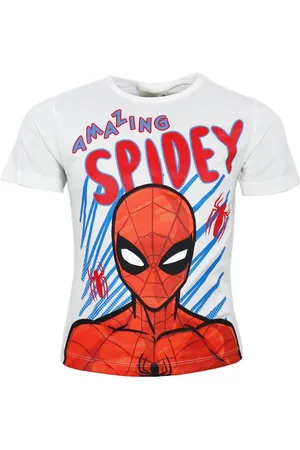 Marvel Print-Shirt Spiderman Kinder Jungen kurzarm T-Shirt Shirt Gr. 98 bis 128 - Verkäufer: WS-Trend