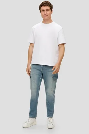 QS by s.Oliver Stoffhose Jeans Scube / Relaxed Fit / High Rise / Straight Leg Blende - Verkäufer: