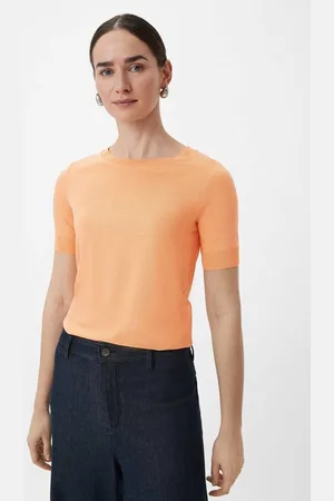 Comma, Kurzarmshirt Kurzarmshirt aus Strickjersey - Verkäufer: s.Oliver