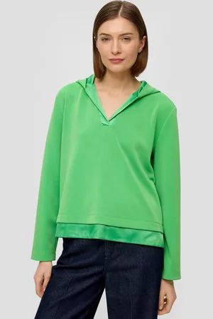 QS by s.Oliver Sweatshirt Scuba-Sweatshirt mit Kapuze - Verkäufer: s.Oliver