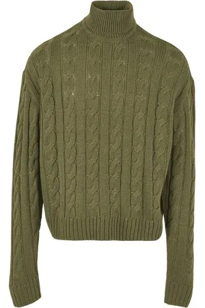 Urban classics Rundhalspullover Herren Boxy Roll Neck Sweater (1-tlg)